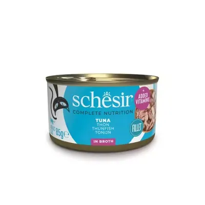 Hrana umeda pisici, Schesir, Ton in Supa, 85 g