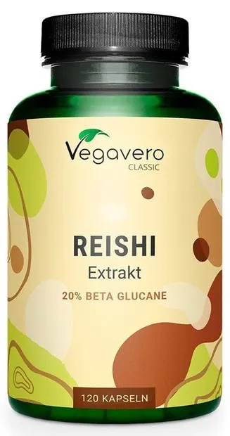Extract de Reishi, 650 mg, 120 capsule, Vegavero