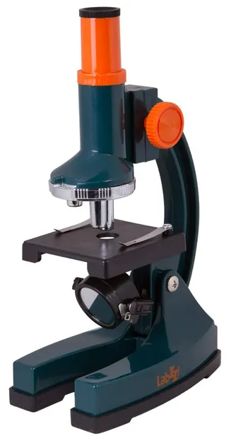 Microscop Levenhuk - LabZZ M1, albastru/portocaliu
