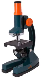 Microscop Levenhuk - LabZZ M1, albastru/portocaliu