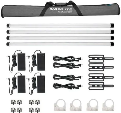 Kit 4 lampi Pixel RGB NanLite - PavoTube II 30XR