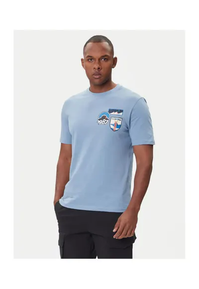 Tricou barbati albastru - bumbac 185766 - Albastru