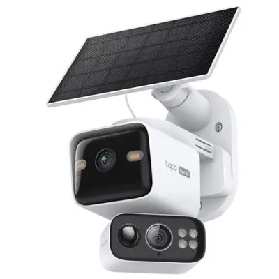 Solar-Powered Dual-Lens Pan/Tilt Cam kit TP-LINK TAPO C645D KIT