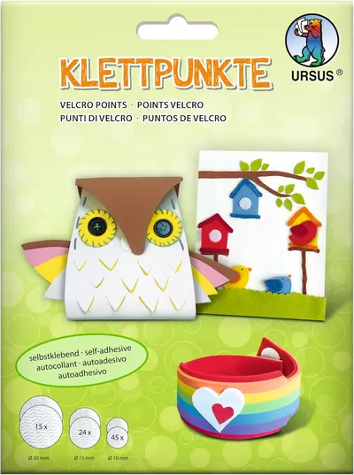 Set buline autoadezive din velcro