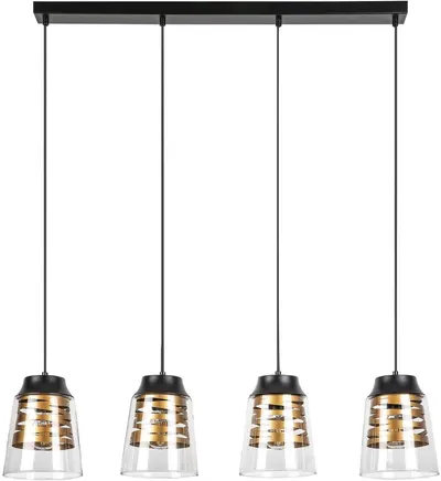 Candelabru Rabalux - Zenaida 3544, IP20, E27, 4 x 60W, 230V, negru mat