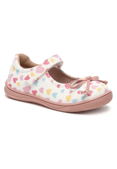 Pantofi copii - balerini - multicolor - material textil - sistem inchidere velcro