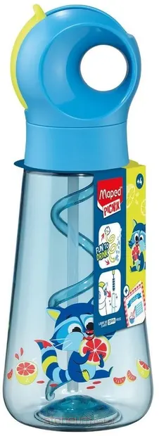 Sticlă de apă Maped Picnik Miniz - Raccoon, 500 ml