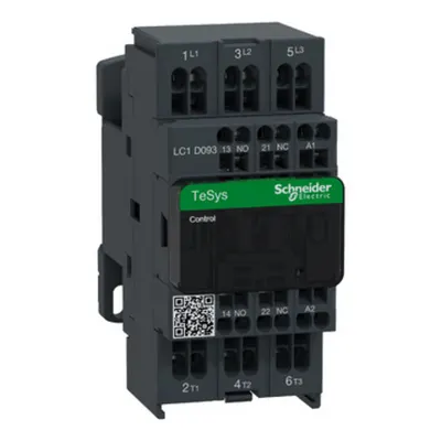 Contactor, TeSys Deca, 3P(3NO), AC-3/AC-3e, <=440V, 9A, bobina 110V AC 50/60Hz, terminale cu arc