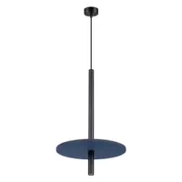 Lustră albastru-închis/bej din metal ø 30 cm Rilu – Sollux