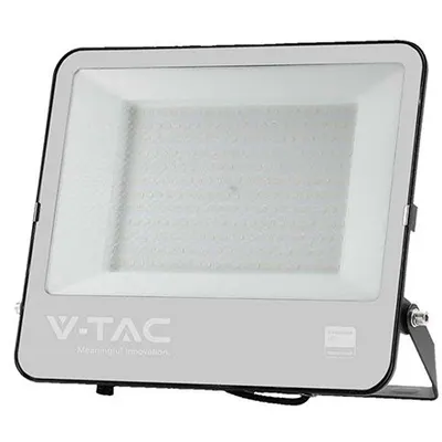 Reflector LED SMD 200W 6500K IP65 cablu 1M cip Samsung - negru V-TAC SKU-23444