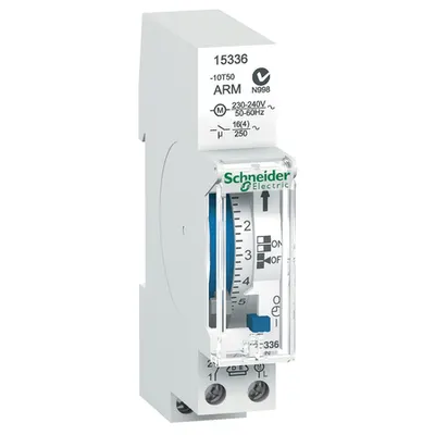 Acti 9 - Ih - Comutator Temporizat Mecanic - 24 H - 100 H Memorie