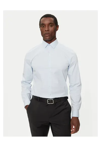Camasa barbati - albastru deschis - bumbac 320113 - Albastru