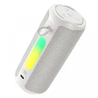 Boxa Portabila Bluetooth HOCO HC50, 8W, TWS, RGB, Waterproof, Alba