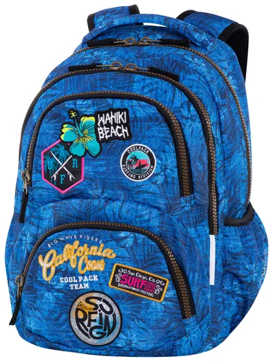 Ghiozdan școlar Cool Pack Dart - Badges G Blue