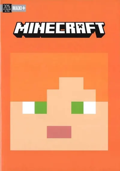 Caiet școlar Minecraft Pixel - A4, 40file, rânduri largi, sortiment