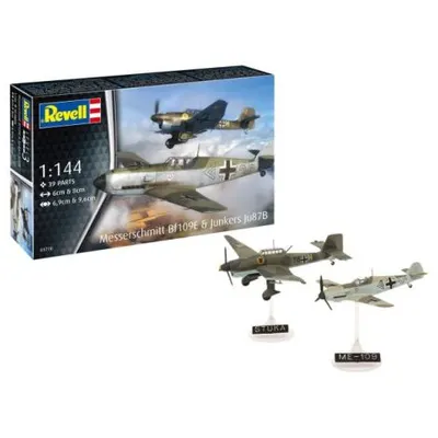 Aeromodel messerschmitt bf109e si junkers ju87b stuka