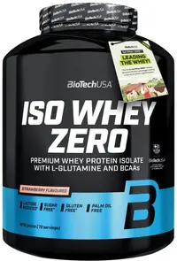 Iso Whey Zero, căpșună, 1816 g, BioTech USA
