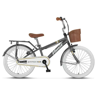 Bicicleta copii Umit Stitch Man, culoare gri, roata 20 , cadru otel