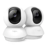 Set camera supraveghere wireless WiFi PT TP-Link TAPO C200P2, 2 MP, 4 mm, IR 9 m, microfon si difuzor, slot card, detectie miscare/plansete, alarma sonora si luminoasa, 360 grade, control vocal