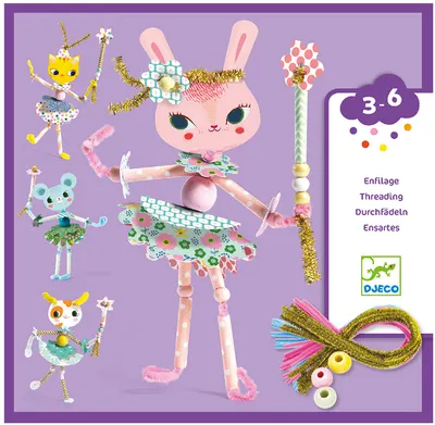 Set creativ Djeco - Faceti animale My Fairies