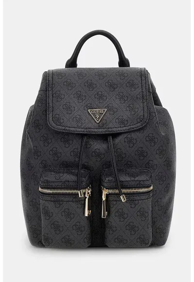 Rucsac cu model monograma Manhattan II - Gri antracit