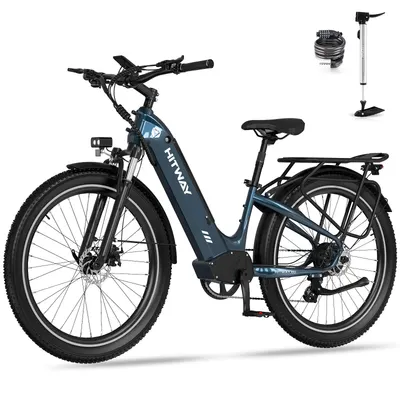 Bicicletă electrică de oraș 26x3.0, autonomie 80-150 km, cadru jos, BK16