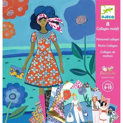 Set pentru colaje Djeco - Tendințe de modă