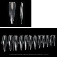 Tipsuri reutilizabile Marquise, TIPS22, Stiletto, 120 buc
