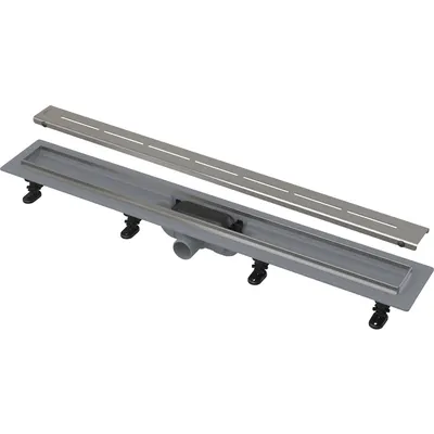 Rigola dus iesire laterala cu capac perforat crom 550 mm Alcadrain APZ18-550M