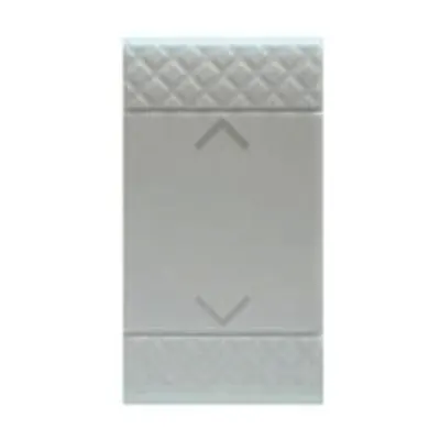 Push Buttonnfor Shutters - Single Pole 10a Grey