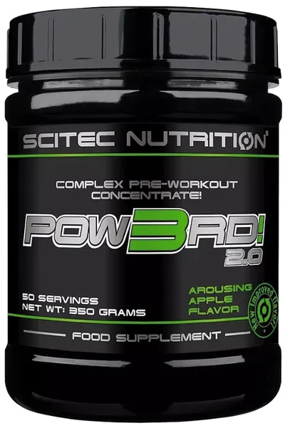 Pow3rd 2.0, pară, 350 g, Scitec Nutrition