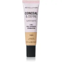 Revolution Conceal & Define machiaj cu efect matifiant culoare F7.2NW 23 ml