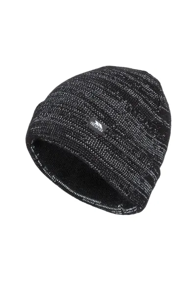 Caciula unisex cu logo Crackle - Alb/Negru
