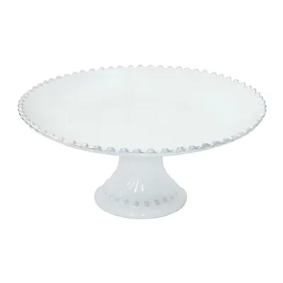 Platou cu picior din gresie Pearl – Costa Nova