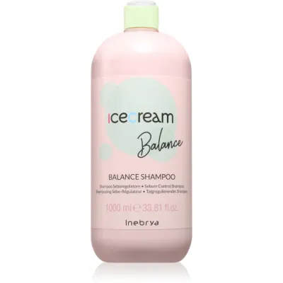 Inebrya Ice Cream Balance Shampoo șampon pentru par gras 1000 ml