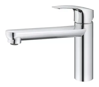 Baterie bucatarie Grohe Via 30464000, medie, tip L, monocomanda, Crom