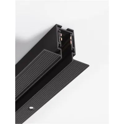 Sistem iluminat pe sina ULTRA SLIM MAGNETIC Nisipiu Negru Aluminiu Magnetic Profile Trimless Recessed Max Power 300W