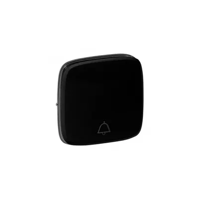 Capac Valena Allure - changeover push-button cu simbol - negru