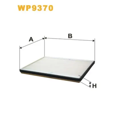 Filtru, aer habitaclu WIX FILTERS WP9370