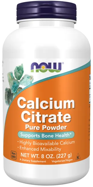 Calcium Citrate Powder, 227 g, Now