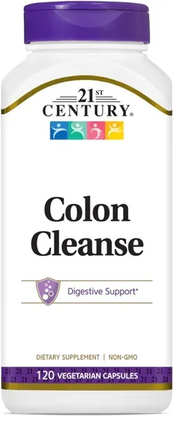 Colon Cleanse Formulă purificatoare, 120 capsule, 21st Century