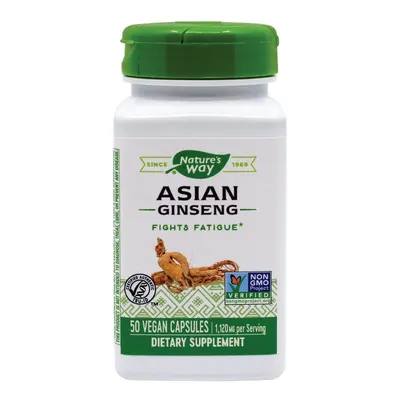 Asian Ginseng 560mg, Nature's Way, 50 capsule, Secom