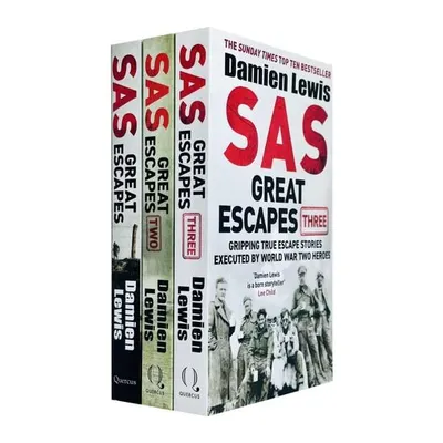 Damien Lewis SAS Great Escapes Series Collection 3 Books Set (SAS Great Escapes, SAS Great Escapes Two & SAS Great Escapes Three)