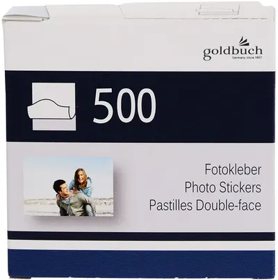 Autocolante autoadezive pentru fotografii Goldbuch - 500 buc, 9 x 9 cm