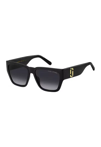 Ochelari de soare patrati cu lentile in degrade - Negru