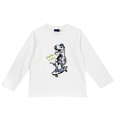 Bluza copii Chicco, alb, 00655-69MC