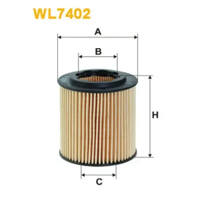 Filtru ulei WIX FILTERS WL7402