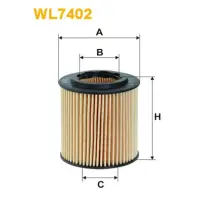 Filtru ulei WIX FILTERS WL7402