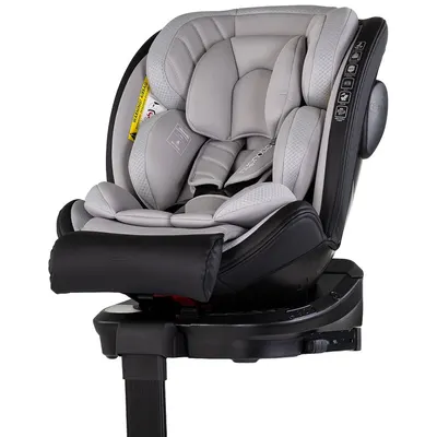 Scaun auto pentru copii Chipolino Hypnotic Plus Platinum, I-Size, 40-150 cm, cu sistem Isofix si sezut rotativ