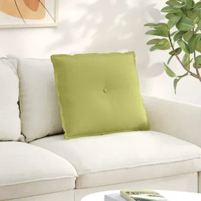 vidaXL Perna pentru spate Verde deschis 60 x 19 x 50 cm țesătură